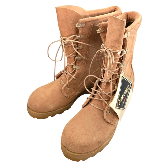Belleville Gore Tex Vibram Cold Beige Combat Boots - Picture 1 of 3